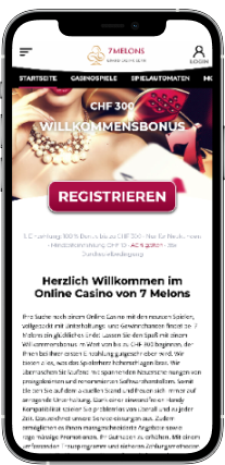 casino 7melons mobile screen