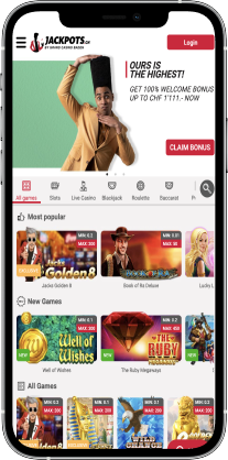 casino jackpots mobile screen